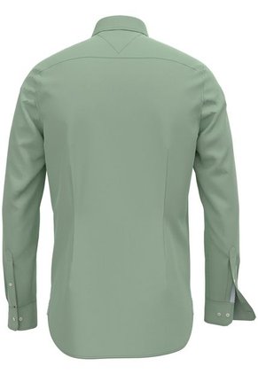 Camisa Verde Solid Con Logo Tommy Hilfiger