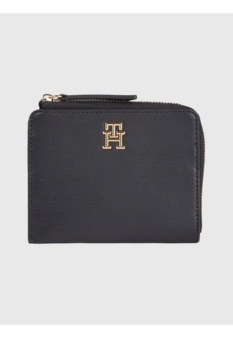 Cartera Mediana Fina Con Monograma Mujer Negro Tommy Hilfiger Tommy Hilfiger
