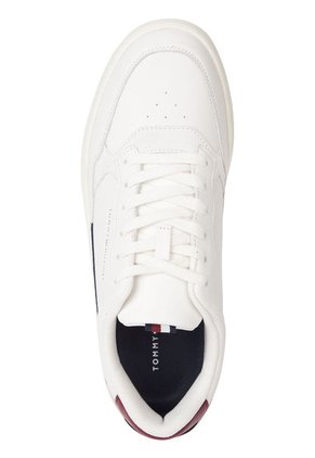 Tenis Elevated Cuero Tonal Hombre Blanco Tommy Hilfiger