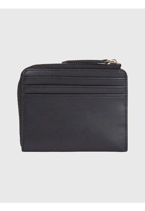 Cartera Mediana Fina Con Monograma Mujer Negro Tommy Hilfiger