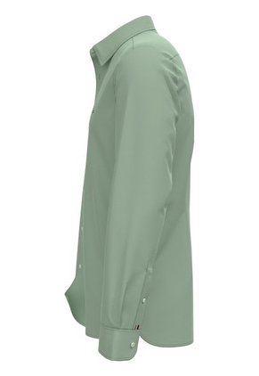 Camisa Verde Solid Con Logo Tommy Hilfiger