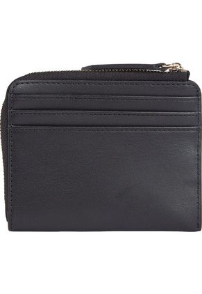 Cartera Mediana Fina Con Monograma Mujer Negro Tommy Hilfiger