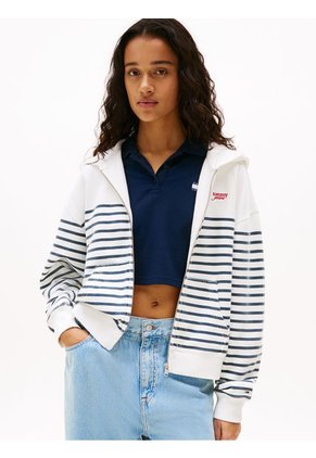 Buzo Blanco BXY Script Logo Para Mujer Tommy Jeans
