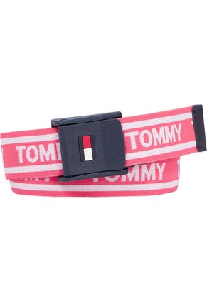 Cinturón De Niños Con Correa Trenzada Unisex Rosa Tommy Hilfiger