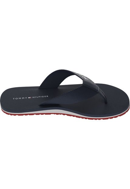 Sandalias Con Tira Y Logo Hombre Azul Tommy Hilfiger