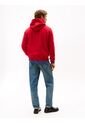 Buzo Rojo Con Capota Y Logo Bordado Tommy Hilfiger de Tommy Hilfiger