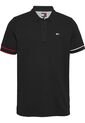 Polo Negro De Corte Slim Con Logo Tommy Jeans de Tommy Hilfiger
