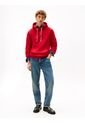 Buzo Rojo Con Capota Y Logo Bordado Tommy Hilfiger de Tommy Hilfiger