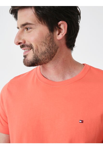 Camiseta Slim Fit Con Logo Bordado Para Hombre Tommy Hilfiger