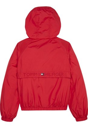 Chaqueta Essential Con Gorro Niña Rojo Tommy Hilfiger