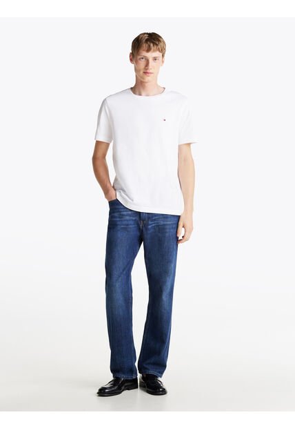 Camiseta Blanca Essential De Corte Regular Tommy Hilfiger
