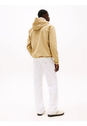 Cortavientos Beige De Corte Amplio Con Cremallera Tommy Jeans