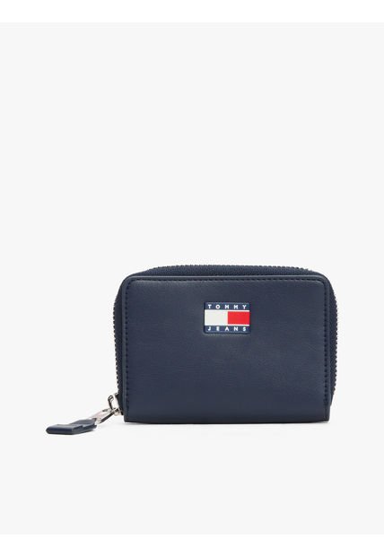 Billetera Azul Essential Con Cremallera Tommy Hilfiger