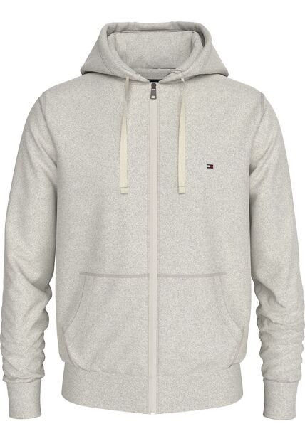 Buzo Gris Con Capota Y Cremallera Tommy Hilfiger