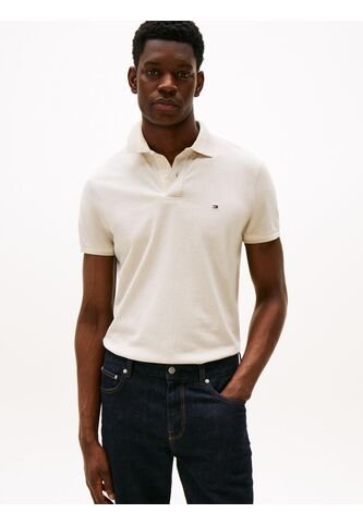 Polo Gris De Corte Regular Con Ribeteado Tommy Hilfiger Tommy Hilfiger