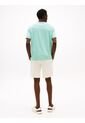Camiseta Celeste De Cuello Redondo Con Logo Bordado Tommy Hilfiger de Tommy Hilfiger