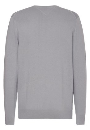 Saco Gris Tejido Essential De Cuello V