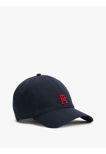 Gorra Azul De Béisbol Con Monograma TH A Contraste Tommy Hilfiger