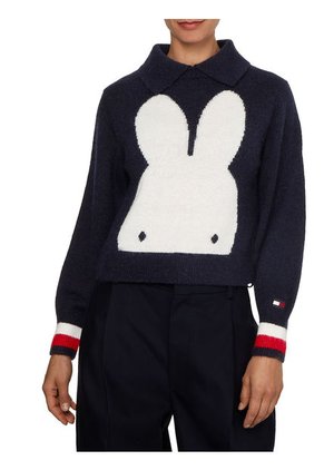 Súeter Th X Miffy Con Logo Mujer Azul Tommy Hilfiger