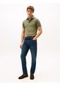 Polo Verde Ribeteado De Corte Slim Tommy Hilfiger de Tommy Hilfiger