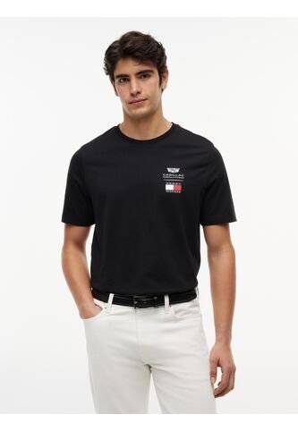 Camiseta Negra TH X Cadillac Formula 1® Team Con Logo Tommy Hilfiger Tommy Hilfiger