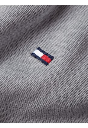 Saco Gris Tejido Essential De Cuello V