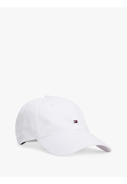 Gorra Blanca Essential Con Logo Bordado Tommy Hilfiger
