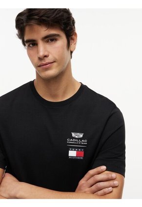 Camiseta Negra TH X Cadillac Formula 1® Team Con Logo Tommy Hilfiger