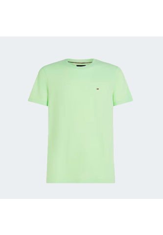 Camiseta Verde Essential Con Logo Tommy Hilfiger Tommy Hilfiger