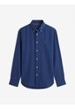 Camisa Azul De Corte Regular En Tejido Dobby Tommy Hilfiger de Tommy Hilfiger