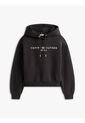 Buzo Negro Con Capota Y Logo Tommy Hilfiger de Tommy Hilfiger