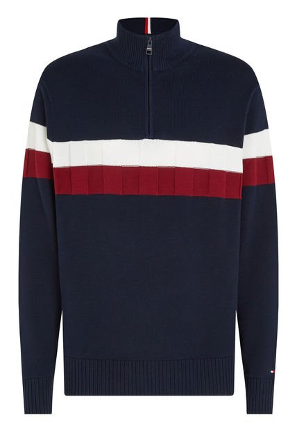 Suéter De Medio Cierre Tommy Hilfiger