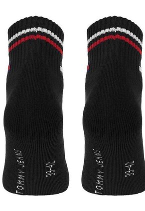 Pack Negro De 2 Calcecines Con Logo Tommy Hilfiger