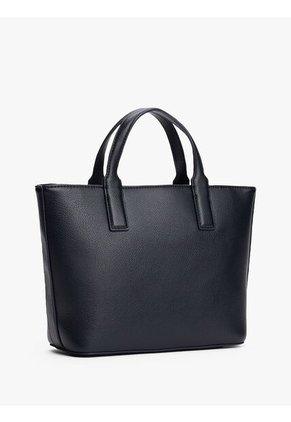 Bolso Azul Tote Con Correa Cruzada Textil Tommy Hilfiger