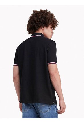 Saco Polo Para Hombre Negro Tommy Hilfiger