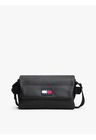 Bolso Negro Cruzado Con Solapa Tommy Hilfiger Tommy Hilfiger
