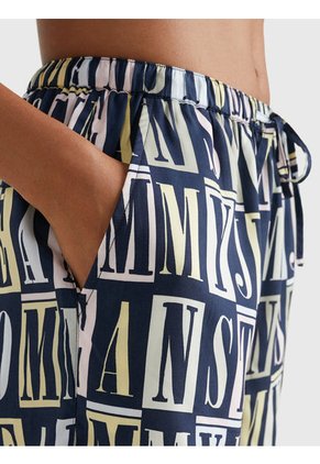 Pantalón Corto Con Motivo De Letras Mujer  Tommy Jeans