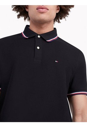 Saco Polo Para Hombre Negro Tommy Hilfiger