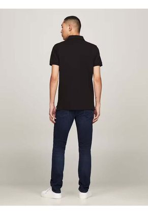 Polo 1985 De Corte Regular Hombre Negro Tommy Hilfiger