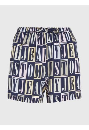 Pantalón Corto Con Motivo De Letras Mujer  Tommy Jeans