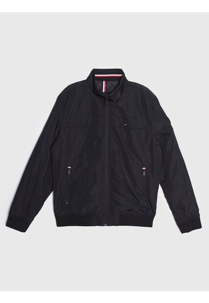 Chaqueta Bomber Golf Con Logo Hombre Negro Tommy Hilfiger
