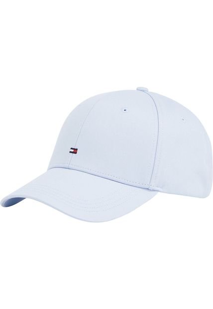 Gorra Celeste De Béisbol Con Logo Hilfiger Bordado Tommy Hilfiger