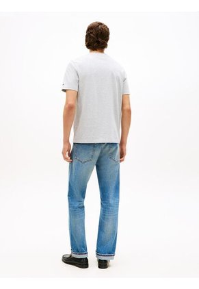 Camiseta Gris Heritage Con Logo Gráfico Tommy Hilfiger