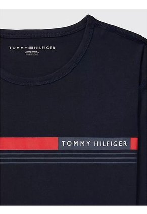 Camiseta Adaptive Sensory Con Logo Impreso Hombre Azul Tommy Hilfiger Hombre Azul Tommy Hilfiger