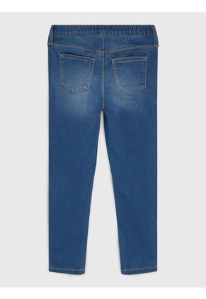 Leggings De Niño Adaptive Estilo Vaquero Beige Tommy Hilfiger