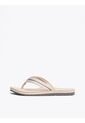 Sandalias Beige De Tejido Trenzado Con Monograma TH Tommy Hilfiger de Tommy Hilfiger