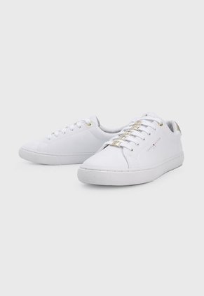 Tenis Lifestyle Blanco-Dorado Tommy Hilfiger