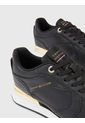 Tenis Elevated Con Detalles Distintivos Mujer Negro Tommy Hilfiger de Tommy Hilfiger