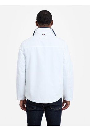 Chaqueta Blanca Glenville Hipster Con Diseño Color Block Tommy Hilfiger