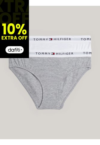 Pack Blanco De 2 Pantys Signature Con Inscripción Tommy Hilfiger Tommy Hilfiger